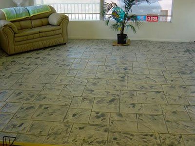 Hormigón Impreso en Badajoz interiores de las viviendas